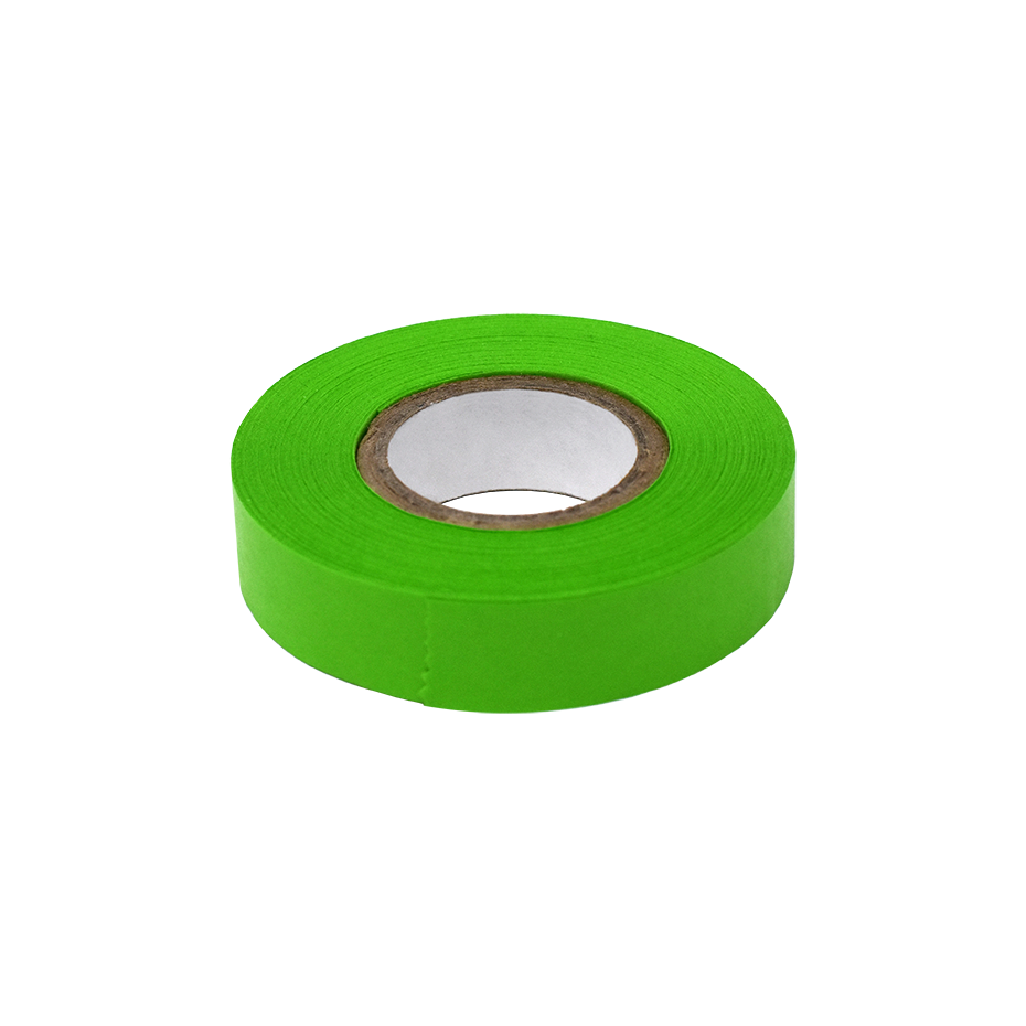 Globe Scientific Labeling Tape, 1/2" x 500" per Roll, 6 Rolls/Box, Green 